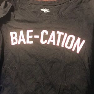 Cute Bae-cation V shirt